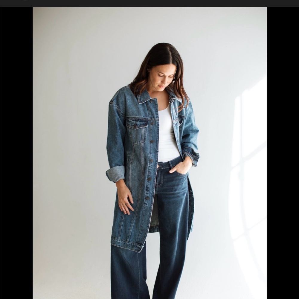 Haidyn Denim Long Jacket